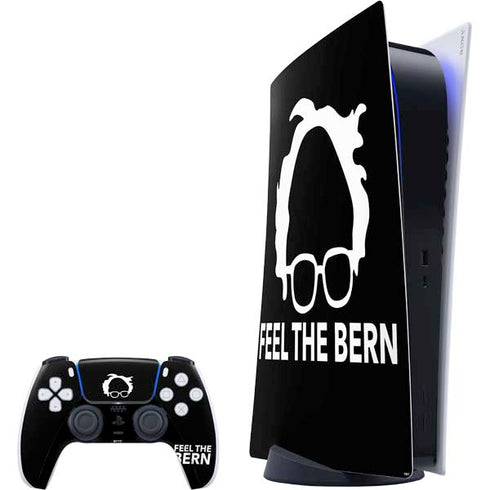 Feel The Bern Outline PlayStation PS5 Skins